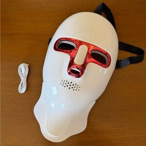 LED Infrared Skincare Light Therapy Face & Neck Mask - Cordless & Rechargeable